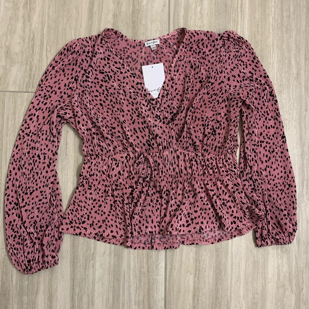 Cute ruched wrap top